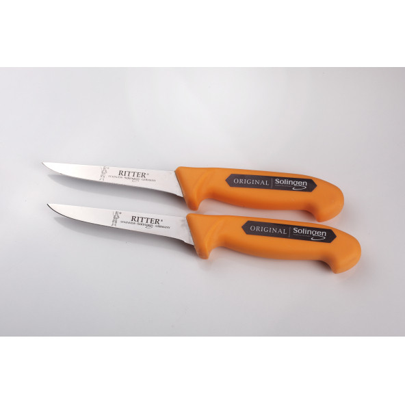 SOLİNGEN FİLETO ( KASAP ) BIÇAĞI SARI+MAVİ+SİYAH 3 ADET , 13 cm - 4