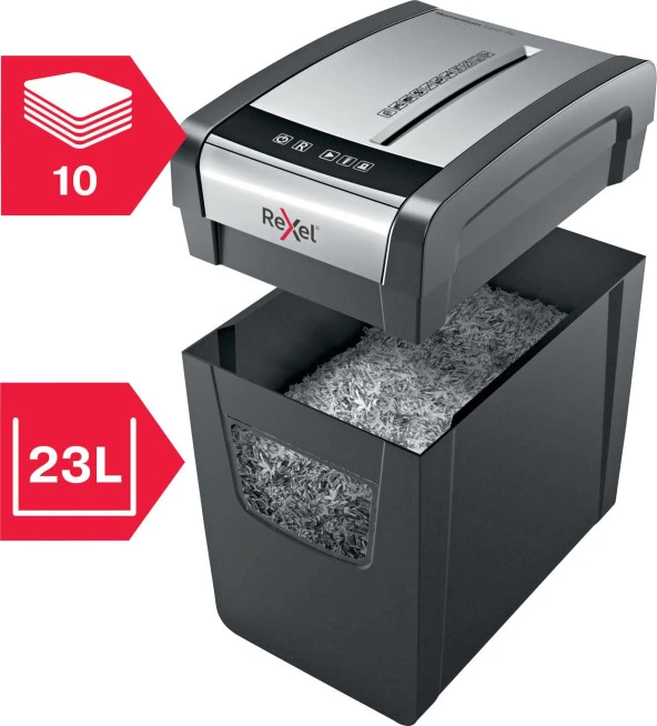 Rexel Evrak İmha Makinası Momentum X410 Slimline 23 LT Evrak İmha Makinesi - 2