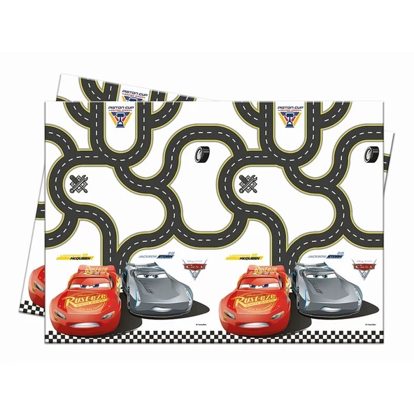 LDC8002 Balonevi, Cars 3 Masa Örtüsü 120x180 cm