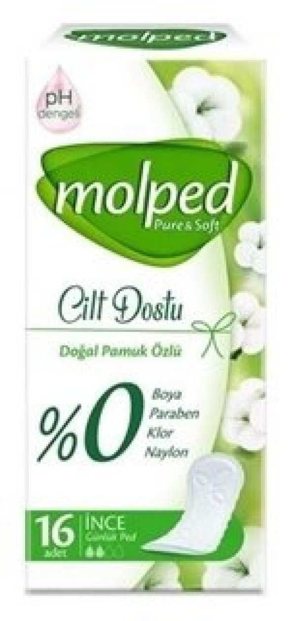 Molped Günlük Pure Soft 16Lı Incelik