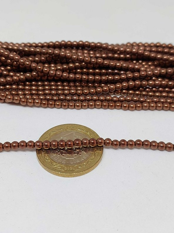 Hematit Taşı Dizi 3mm (35600) - Resim 2