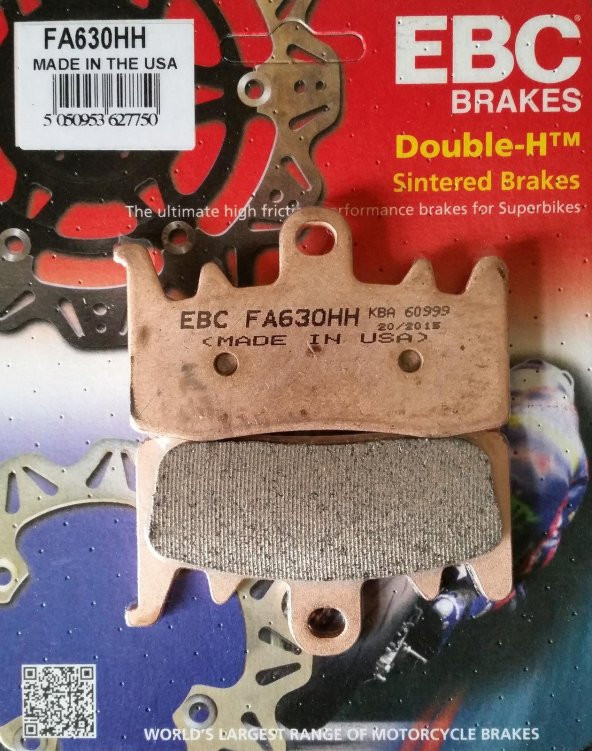 Ebc Fa630Hh 2015-2016 Ducati Scrambler Flat Track Pro Uyumlu Ön Fren Balatası Sinterli Balata