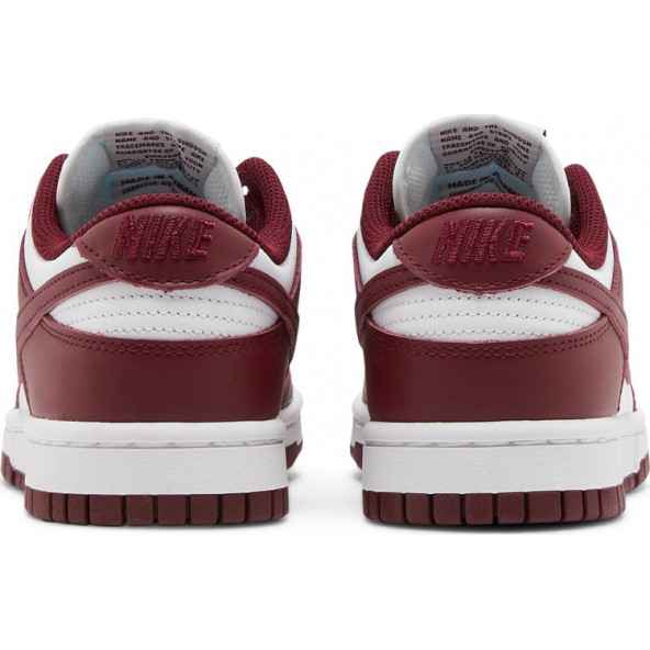Nike Dunk Low Bordeaux Kadın Spor Ayakkabı - 4