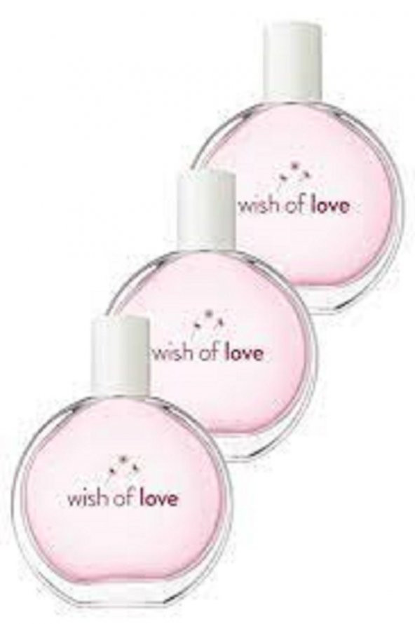 Avon Wish Of Love Kadın Parfüm Edt 50 Ml Üçlü Set