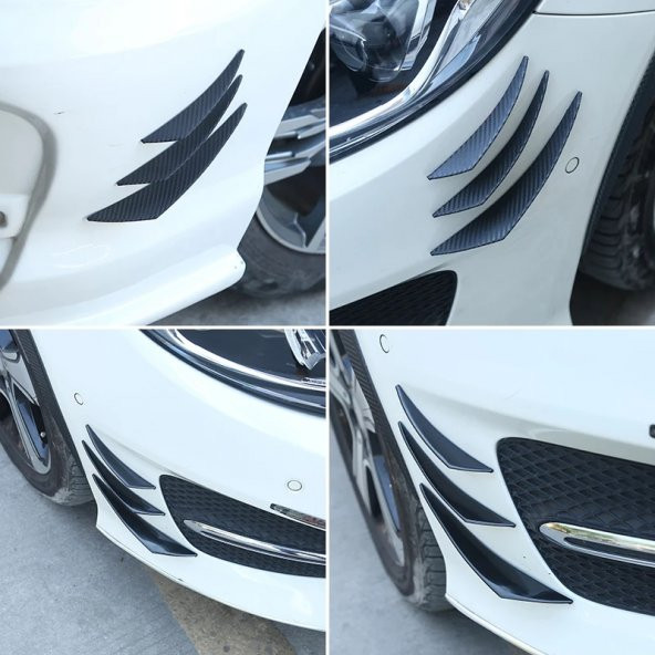 Üniversal Esnek Spor Tampon Bıçağı Karbon Sağ Sol 6 Adet - 6