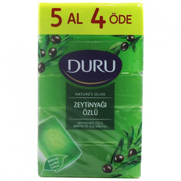 Duru Naturel 5X150 Gr Zeytinyağlı