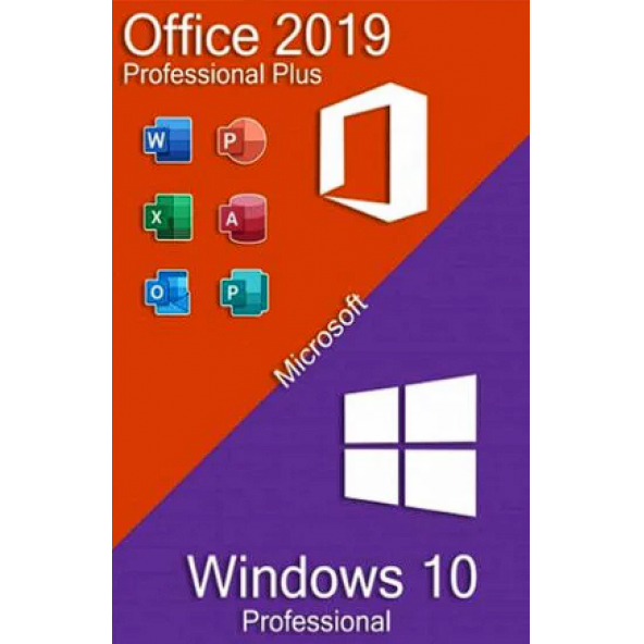 Office 2019 Pro Plus + Windows 10 Pro Lisans 2021 Lisans Anahtarı