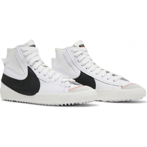Nike Blazer Mid 77 Jumbo White Black Erkek Spor Ayakkabı - 4