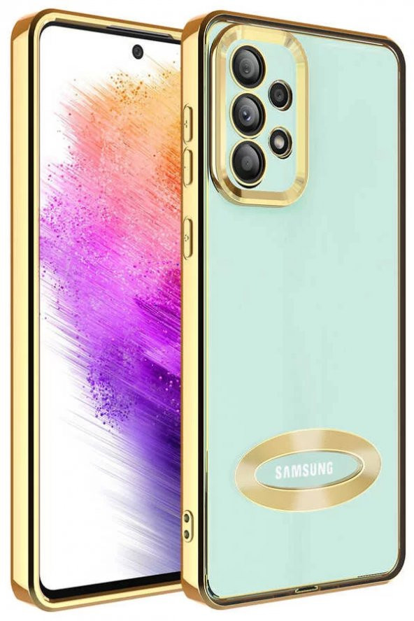 Samsung Galaxy A53 5G Kılıf Kamera Korumalı Logo Gösteren Lopard Omega Kapak