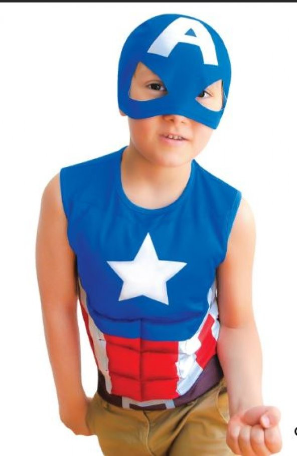 Captain America Yazlık T-Shirt 4-6 Yaş - 2