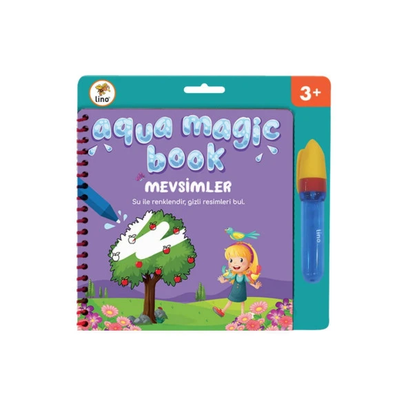 Lino Aqua Magic Book Mevsimler Sihirli Boyama Kitabı