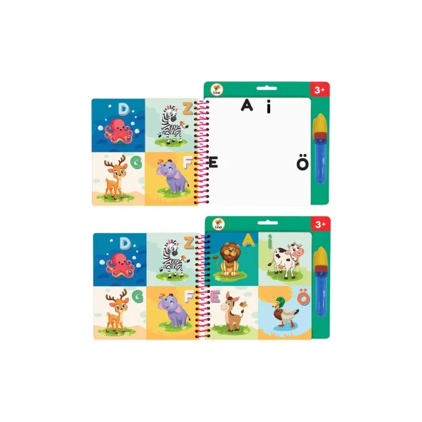 Lino Aqua Magic Book Eğlenelim Öğrenelim Sihirli Boyama Kitabı - 2