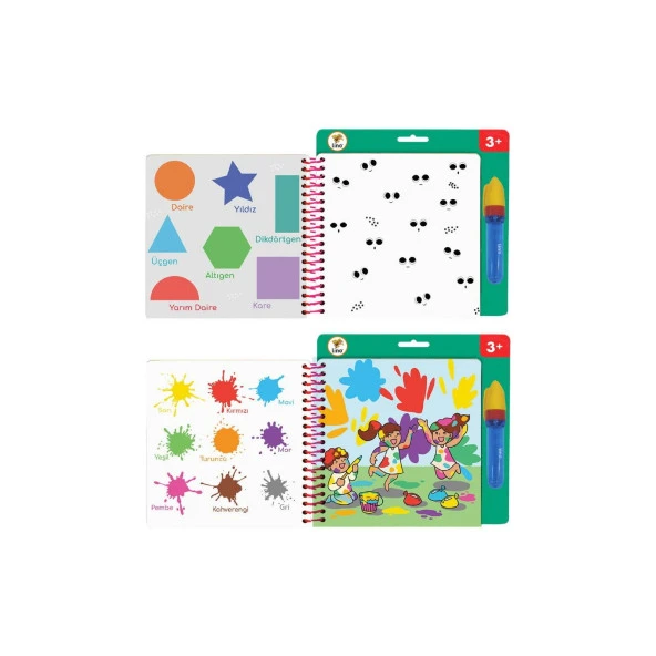 Lino Aqua Magic Book Eğlenelim Öğrenelim Sihirli Boyama Kitabı - 3