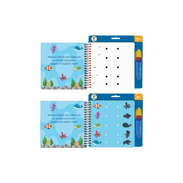 Lino Aqua Magic Book Oyunlar Sihirli Boyama Kitabı - 3