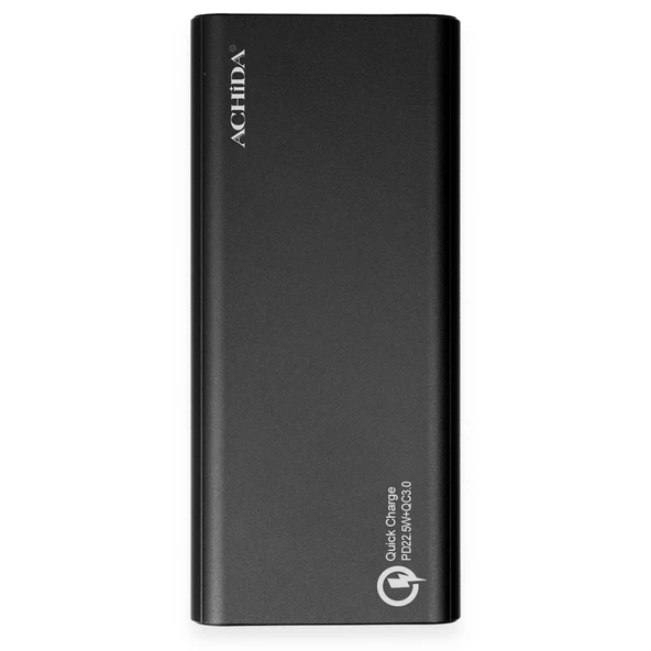 Achida P8 22.5W 20000 mAh QC3.0 Led Ekranlı Powerbank - 5