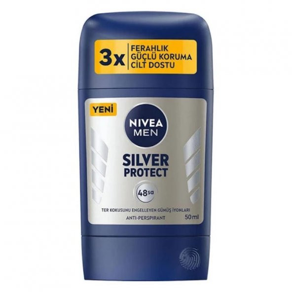 Nivea Stick 50 Ml Silver Protect Bay