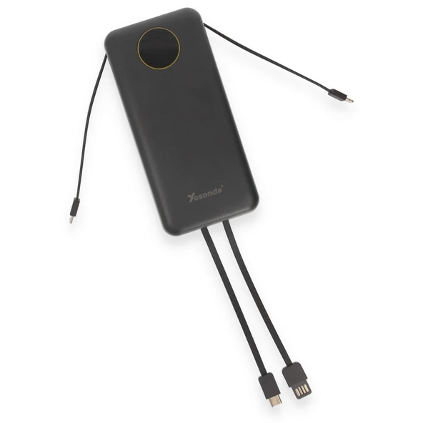 Yosonda A67 All in One 20000 mAh 4in1 Led Ekranlı Powerbank - 11