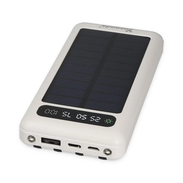 Yosonda A79 20000 mAh Solar Şarj Özellikli 4in1 Ekranlı Powerbank - 4