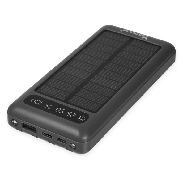 Yosonda A79 20000 mAh Solar Şarj Özellikli 4in1 Ekranlı Powerbank - 9