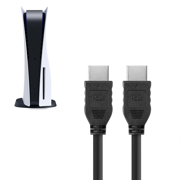 Hdmi Kablo 1.5mt 4K Full HD Premium Yüksek Hızlı PS3 PS4 PS5 Playstation 5 Görüntü Kablosu