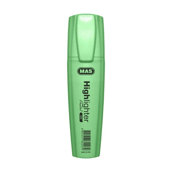 Mas Fosforlu Kalem Pastel Yeşil Fosforlu İşaretleme Kalemi (12 Li Paket)