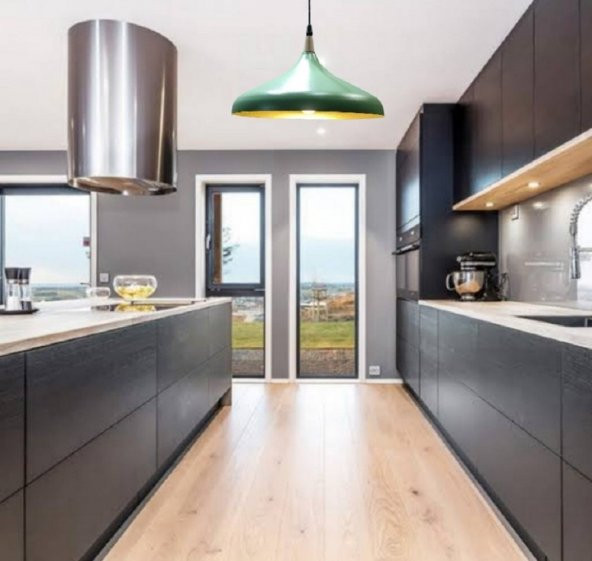 MYLİGHTS  MUTFAK AVİZE  YEŞİL SARKIT AVİZE   MODERN SPOR AVİZE 35 CM ürün görseli