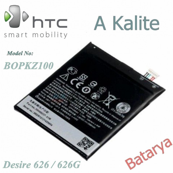 HTC BOPKX100 Batarya D626 Desire 626 Uyumlu Yedek Batarya