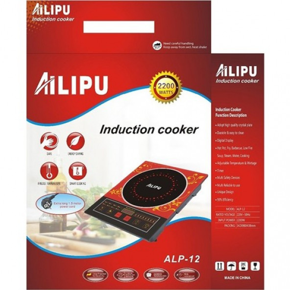 Aılıpu Alp 12 Elektrikli Tekli Ocak 2200 W Ailipu - 3