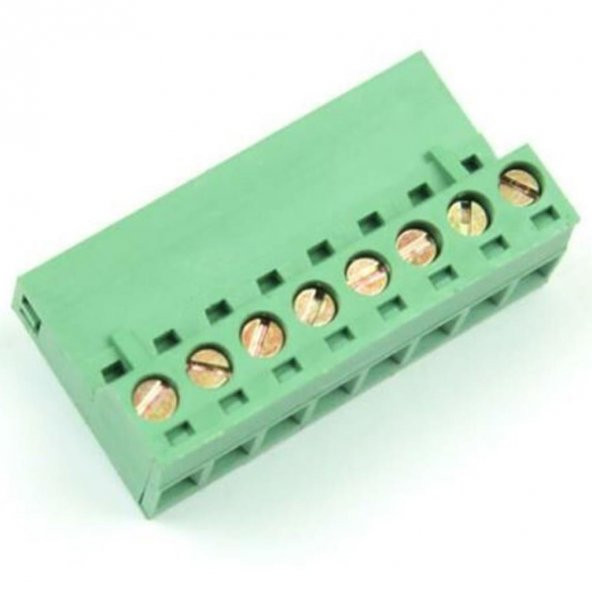 KF2EDGR-5.08-8P-90 Derece Geçmeli Dik Klemens - Resim 3