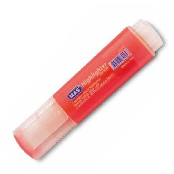 Mas Fosforlu Kalem Turuncu Fosforlu İşaretleme Kalemi (12 Li Paket) ürün görseli 1