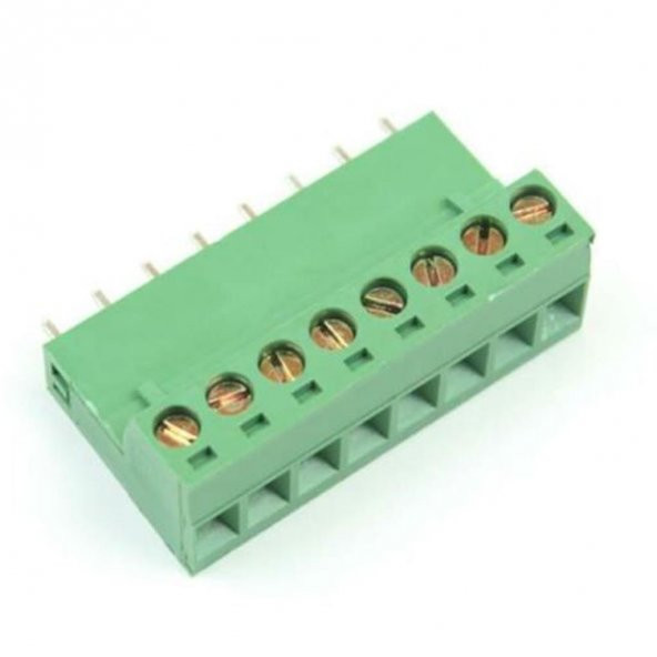 KF2EDGV-5.08-8P-180 Derece Geçmeli Dik Klemens - Resim 2