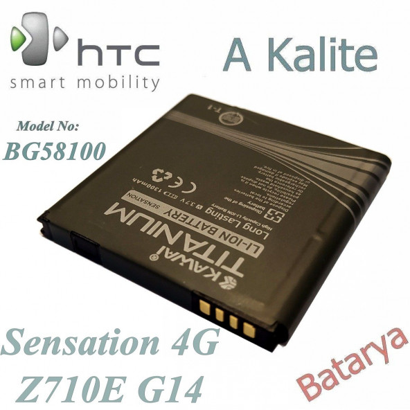 Htc Bg58100 Sensation 4G Z710E G14 Z710 Uyumlu Yedek Batarya
