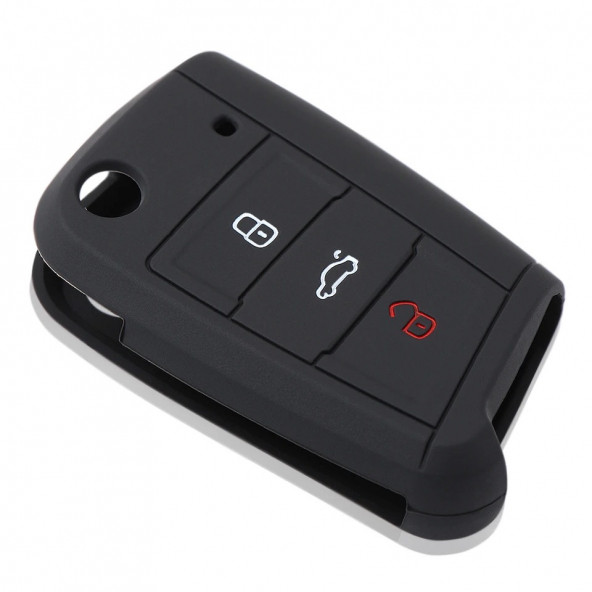 VOLKSWAGEN GOLF POLO T-CROS T-ROC TAIGO TIGUEN CADDY SİLİKON ANAHTAR KILIF ürün görseli