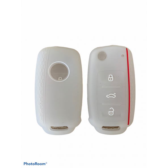 VOLKSWAGEN POLO GOLF PASSAT JETTA SCİROCCO CADDY SİLİKON ANAHTAR KILIF - Resim 2