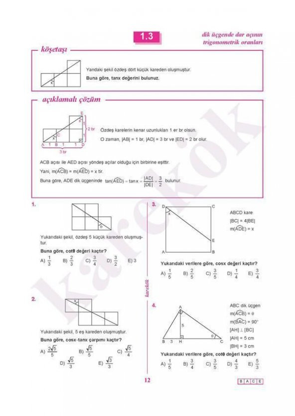 Trigonometri Sıfır Karekök Yayınları - 4