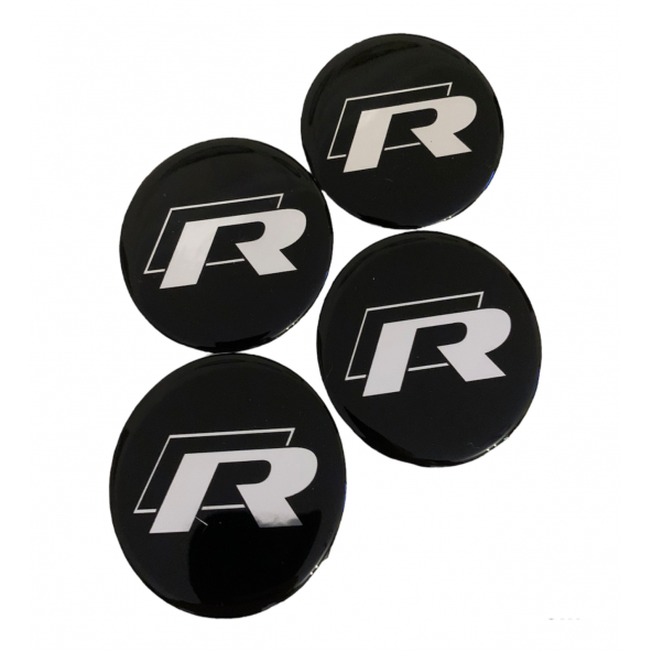 VOLKSWAGEN R LOGOLU 56 MM JANT GÖBEK DAMLA STICKER ürün görseli