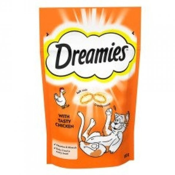Dreamies Tavuklu Kedi Ödül Maması 60 Gr ürün görseli 1