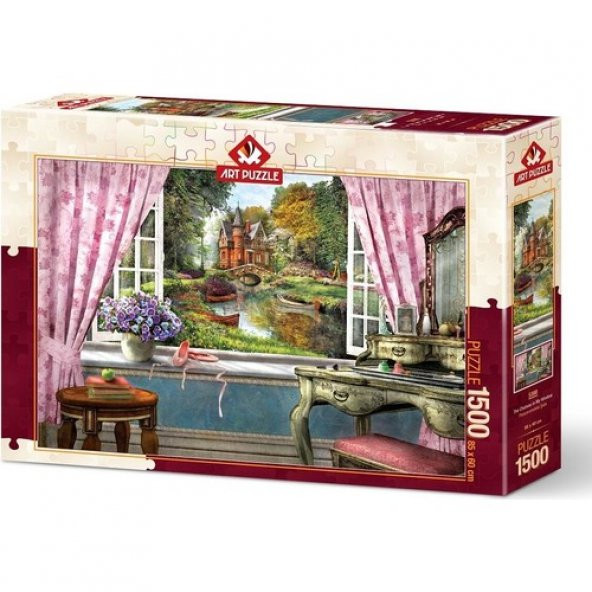 Art Puzzle 1500 Parça Penceremdeki Şato 5388