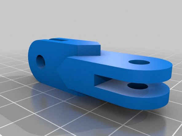 Gopro Adaptörü Dik Açı Plastik Aparat - 1