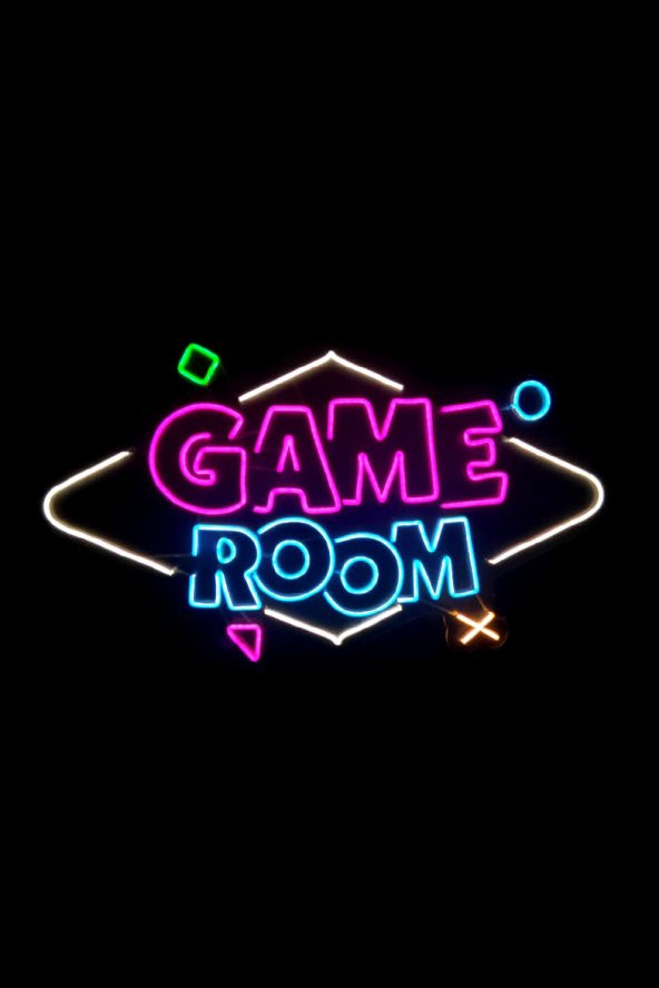 Game Room Yazılı v2 Neon Led Işıklı Tablo - 1