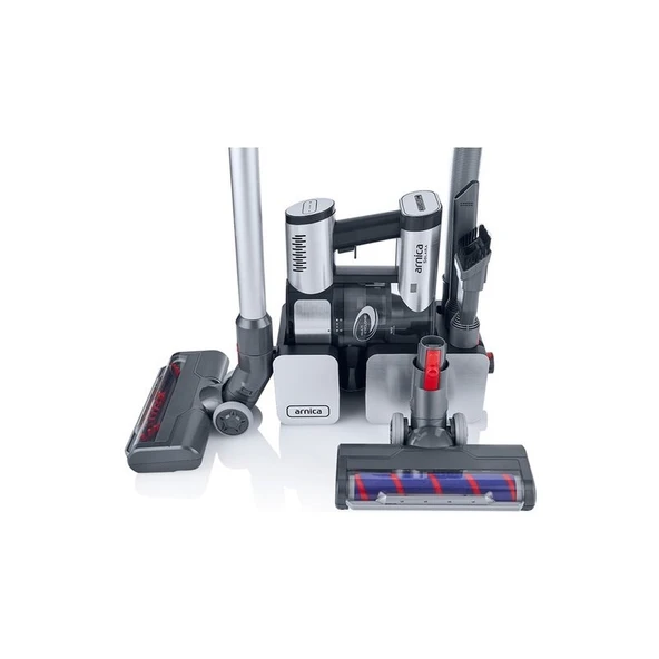 Arnica Et13450 Silver Solara Şarjlı Dikey Süpürge - Resim 4