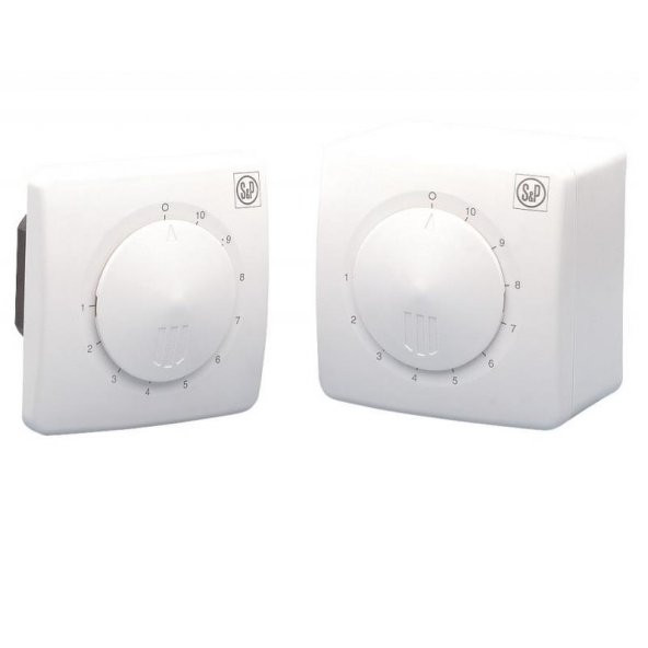 REB-1 Monofaze Elektronik Hız Anahtarları Sigorta Korumalı Tek Düğmeden Hız Ayarı Yedek Sigorta Dahil Soler Palau AGMair Agm Havalandırma - 7