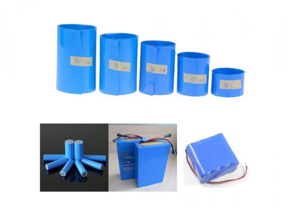 120x0.15 18650 Batarya Pvc Shrink Kaplama Makaron(50cm)