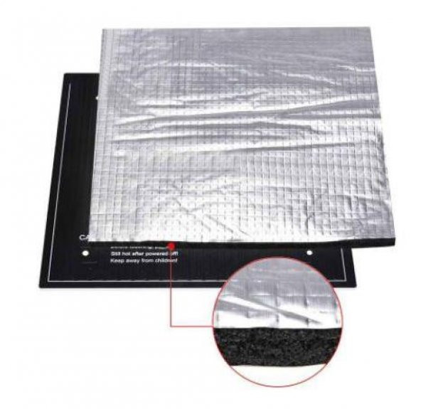 3D Yazıcı Isıtıcı Tabla İzolatörü  Isı İzolasyon pedi(300x300)