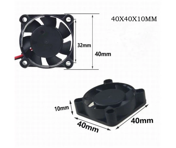 40x40x10 Kare Fan (24v) - Resim 3
