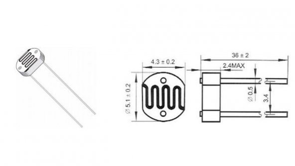 5mm LDR - Foto Direnç - Resim 4