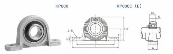 Kp000 Yataklı Rulman(10mm) - 2