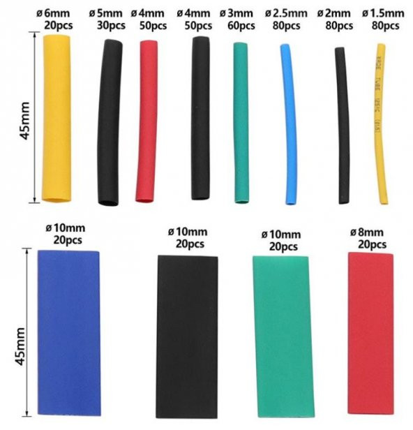 530 Adet Makaron Seti - Resim 3