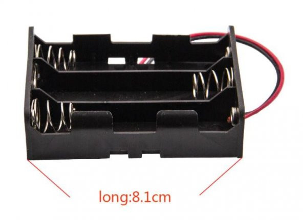 18650 3lü pil yuvasi(Lityum/Li-Ion) - Resim 2