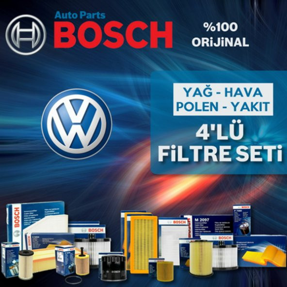 Vw Golf 4 1.6 16v Bosch Filtre Bakım Seti 2000-2006